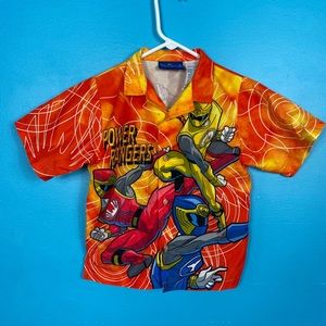 Vintage‎ Power Rangers Button Up